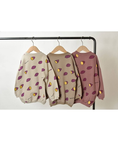 nicohrat（ニコフラート）の「ニコフラート やきいもビッグトレーナー（スウェット・キッズ・ベージュ/サンドベージュ/ブラウン系その他5・140cm/130cm/100cm/120cm/110cm/90cm）」の11枚目の写真
