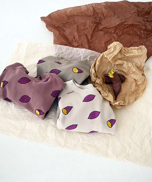 nicohrat（ニコフラート）の「ニコフラート やきいもビッグトレーナー（スウェット・キッズ・ベージュ/サンドベージュ/ブラウン系その他5・140cm/130cm/100cm/120cm/110cm/90cm）」の19枚目の写真