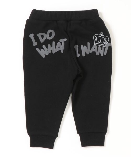 BABYDOLL(ベビードール)の「ロゴグラフィティーロングパンツ 5408K (トップス別売)(スウェットパンツ・キッズ・ブラック/ベージュ・80cm/90cm/110cm/100cm/120cm/130cm/140cm)」の3枚目の写真