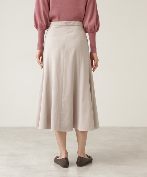 NATURAL BEAUTY BASIC（ナチュラルビューティーベーシック）の「フロントスリットスカート/0171220900（スカート・レディース・ベージュ/ピンク/ブラック・MEDIUM/X-SMALL/SMALL）」の15枚目の写真