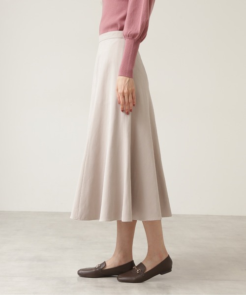 NATURAL BEAUTY BASIC（ナチュラルビューティーベーシック）の「フロントスリットスカート/0171220900（スカート・レディース・ベージュ/ピンク/ブラック・MEDIUM/X-SMALL/SMALL）」の16枚目の写真