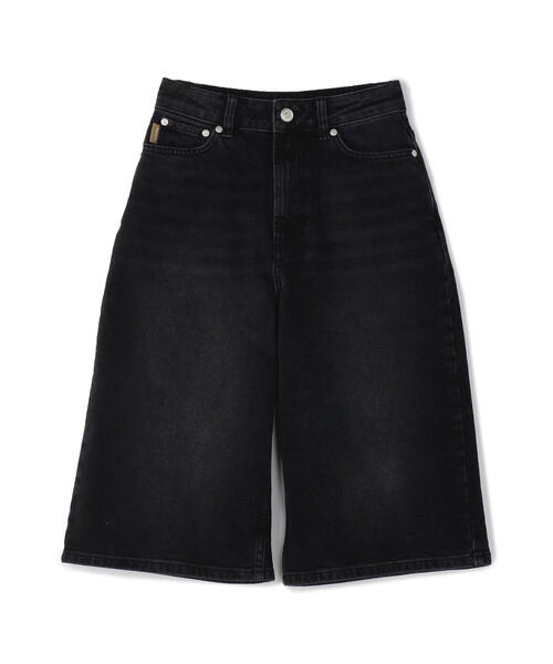 GANNI ガニー　GANNI コンフォートストレッチデニムハーフパンツ 黒 GANNI ガニーGANNI コンフォートストレッチデニムハーフパンツ 黒
