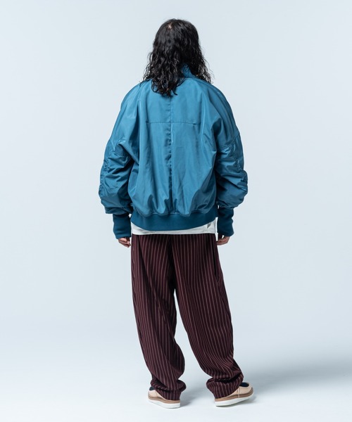 glamb（グラム）の「Creed MA-1 / クリードエムエーワン（MA-1・メンズ・ブラック/ブルー/カーキ・L/M/S）」の6枚目の写真