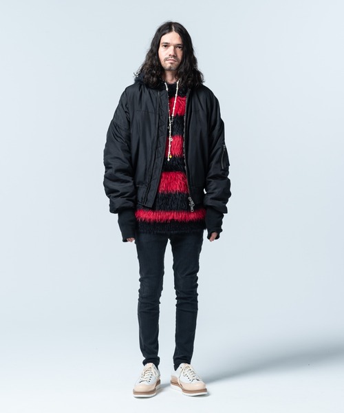 glamb（グラム）の「Creed MA-1 / クリードエムエーワン（MA-1・メンズ・ブラック/ブルー/カーキ・L/M/S）」の7枚目の写真