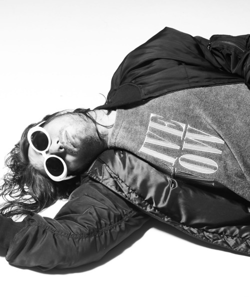 glamb（グラム）の「Creed MA-1 / クリードエムエーワン（MA-1・メンズ・ブラック/ブルー/カーキ・L/M/S）」の16枚目の写真