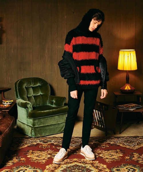 glamb（グラム）の「Creed MA-1 / クリードエムエーワン（MA-1・メンズ・ブラック/ブルー/カーキ・L/M/S）」の19枚目の写真