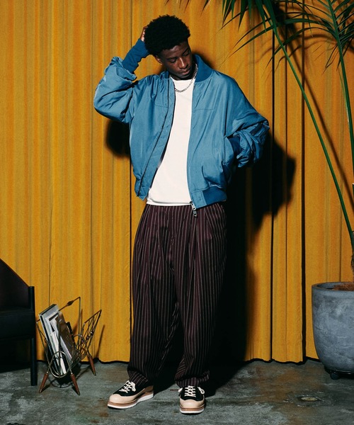 glamb（グラム）の「Creed MA-1 / クリードエムエーワン（MA-1・メンズ・ブラック/ブルー/カーキ・L/M/S）」の21枚目の写真