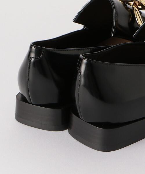 FABIO RUSCONI（ファビオルスコーニ）の「＜FABIO RUSCONI（ファビオ　ルスコーニ）＞ スクエア チェーン ローファー ＜ Select by EMMEL REFINES ＞（ローファー・レディース・ブラック・38/36/37）」の7枚目の写真