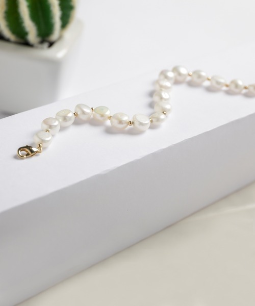 SAISON DE PAPILLON（セゾンドパピヨン）の「バロックパールスブレスレット（ブレスレット・レディース・ホワイト・フリー）」の7枚目の写真