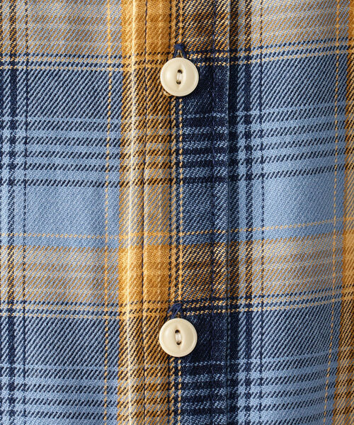 REMI RELIEF × BEAMS PLUS インディゴ染め バスクシャツ REMI RELIEF×BEAMS PLUS インディゴ染め バスクシャツ メンズ