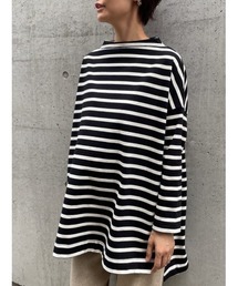 BEARDSLEY | ボトルネック裏起毛カットソーチュニック(Tシャツ/カットソー)