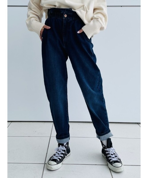 GAP(ギャップ)の「ペーパーバッグ デニム(デニムパンツ・レディース・ブルー系その他・S/L/M/XS/XXS)」の8枚目の写真