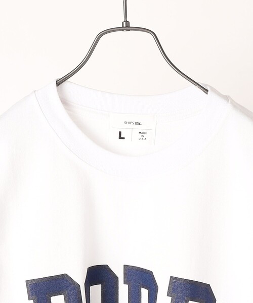 SHIPS any（シップス エニィ）の「SHIPS any :アメリカ製 カレッジ プリント ヘビーウェイト 長袖 Tシャツ ロンT◇（Tシャツ/カットソー・メンズ・ホワイト系その他4/ホワイト系その他3/ネイビー/グレー/ホワイト系その他2/ホワイト系その他・SMALL/MEDIUM/LARGE/X-LARGE）」の14枚目の写真