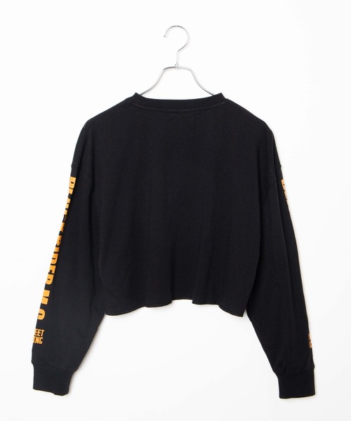 WEGO(ウィゴー)の「WEGO/スリーブプリントショートロンT(Tシャツ/カットソー・レディース・グリーン/ブラック・FREE)」の15枚目の写真