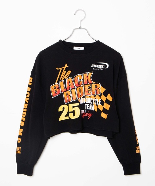 WEGO(ウィゴー)の「WEGO/スリーブプリントショートロンT(Tシャツ/カットソー・レディース・グリーン/ブラック・FREE)」の14枚目の写真