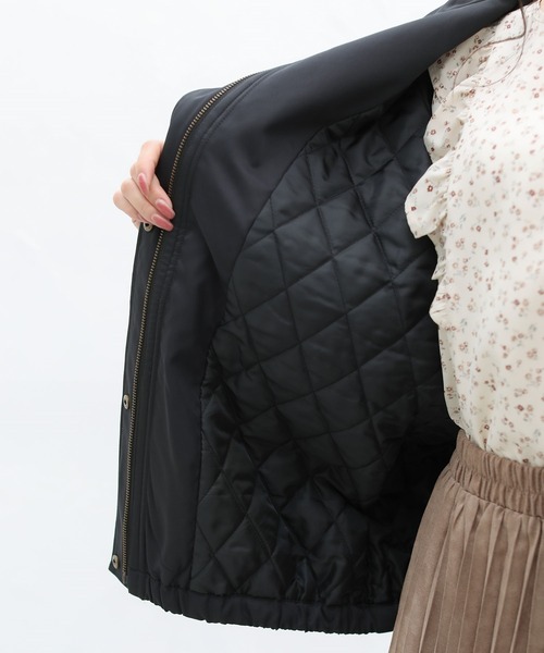 Honeys（ハニーズ）の「マウンテンパーカー（マウンテンパーカー・レディース・ブラック/ベージュ/ネイビー/カーキ/ピンク/グレイッシュベージュ・M/L）」の7枚目の写真