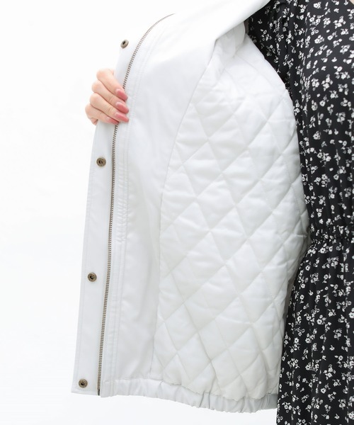 Honeys（ハニーズ）の「マウンテンパーカー（マウンテンパーカー・レディース・ブラック/ベージュ/ネイビー/カーキ/ピンク/グレイッシュベージュ・M/L）」の17枚目の写真