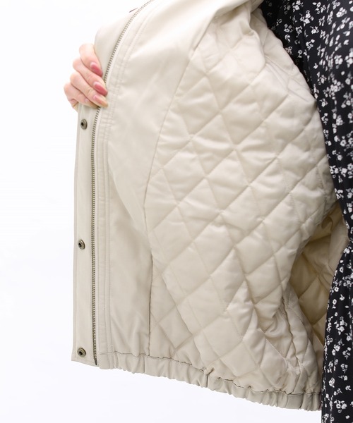 Honeys（ハニーズ）の「マウンテンパーカー（マウンテンパーカー・レディース・ブラック/ベージュ/ネイビー/カーキ/ピンク/グレイッシュベージュ・M/L）」の21枚目の写真