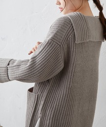 PUAL CE CIN | 【Du noir】セーラーカラーニットプルオーバー(ニット/セーター)