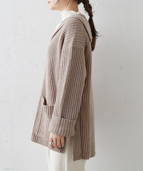 PUAL CE CIN(ピュアルセシン)の「【Du noir】セーラーカラーニットプルオーバー(ニット/セーター・レディース・ブラック/グレー/モカ・FREE)」の7枚目の写真