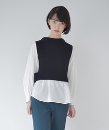 La SRIC | La SRIC / アシメドッキングシャツ(シャツ/ブラウス)