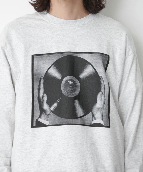 WAX（ワックス）の「WAX Recoad Long-Sleeve（Tシャツ/カットソー 