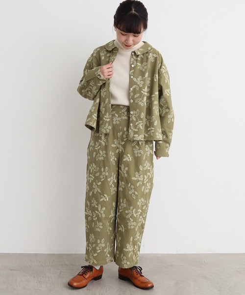 chambre de charme（シャンブルドゥシャーム）の「cdc　ヒメイチゴノキ刺繍 みじかめパンツ（その他パンツ・レディース・ブラック/カーキ・FREE）」の15枚目の写真