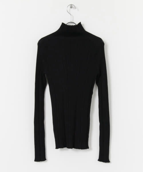 WANDERUNG（ワンデルング）の「WANDERUNG　Wool Ribbed Pullover（ニット/セーター・レディース・グリーン系その他/ブラック・FREE）」の11枚目の写真