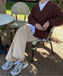 ASCLO コーデュロイワイドパンツ