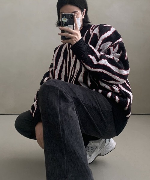 ASCLO（エジュクロ）の「ASCLO コーデュロイワイドパンツ（その他パンツ・メンズ・チャコールグレー/ブラック/ベージュ/パープル/ピンク・FREE）」の6枚目の写真