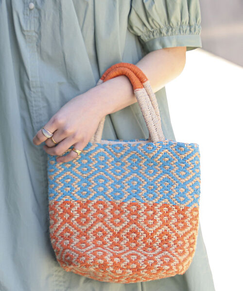 Ray BEAMS(レイビームス)の「beej × Ray BEAMS / 別注 バスケット バッグ(かごバッグ・レディース・ダークブラウン/その他・ONE SIZE)」の3枚目の写真