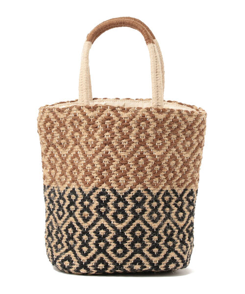 Ray BEAMS(レイビームス)の「beej × Ray BEAMS / 別注 バスケット バッグ(かごバッグ・レディース・ダークブラウン/その他・ONE SIZE)」の5枚目の写真