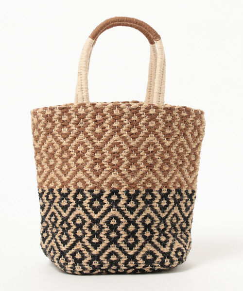 Ray BEAMS(レイビームス)の「beej × Ray BEAMS / 別注 バスケット バッグ(かごバッグ・レディース・ダークブラウン/その他・ONE SIZE)」の6枚目の写真