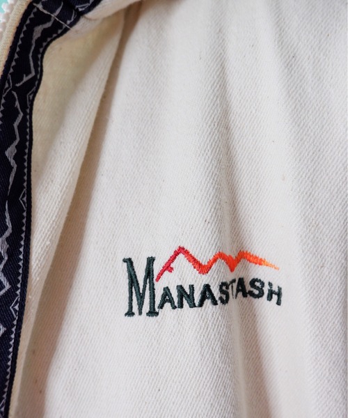 MANASTASH(マナスタッシュ)の「MANASTASH/マナスタッシュ CHILLIWACK ZIP HOODIE チリワックジップフーディー 7122036(ブルゾン・メンズ・ブラック/その他/ナチュラル/インディゴブルー・MEDIUM/LARGE/X-LARGE)」の8枚目の写真