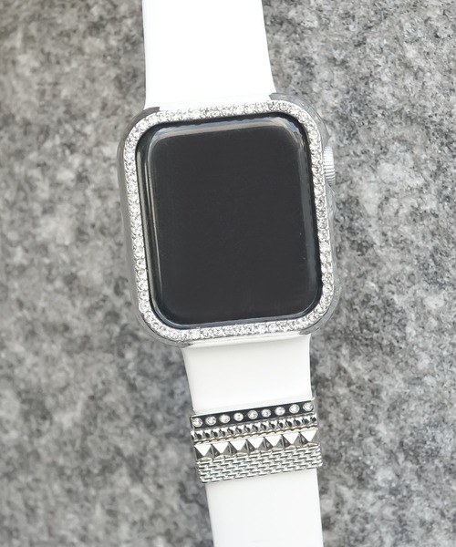 Urban Coral(アーバンコーラル)の「Apple Watch Band Accessories / アップルウォッチ バンド アクセサリー バンドチャーム / Urban Coral(デジタル腕時計・レディース・シルバー/ピンクゴールド/ブラック・FREE)」の5枚目の写真