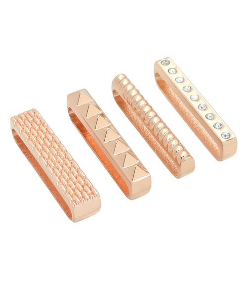Urban Coral(アーバンコーラル)の「Apple Watch Band Accessories / アップルウォッチ バンド アクセサリー バンドチャーム / Urban Coral(デジタル腕時計・レディース・シルバー/ピンクゴールド/ブラック・FREE)」の12枚目の写真