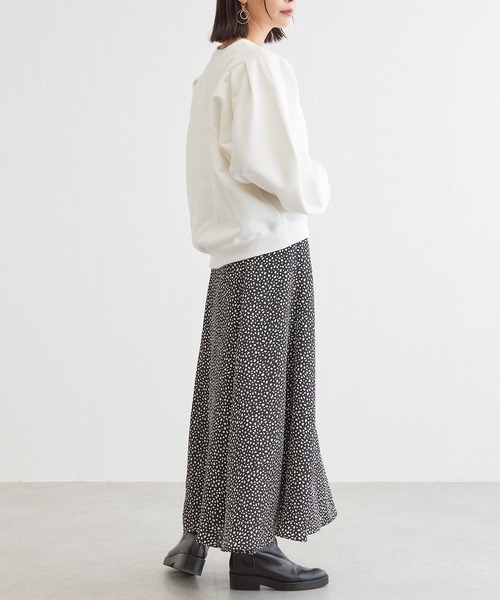 BONbazaar（ボンバザール）の「タックスリーブダンボールプルオーバー（Tシャツ/カットソー・レディース・オフホワイト/ブラック/モカ・FREE）」の19枚目の写真