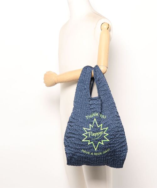 FLAPPER（フラッパー）の「スーパーエコBAG（エコバッグ/サブバッグ・レディース・ピンク/ライトブルー/カーキ/ネイビー/ベージュ・FREE）」の7枚目の写真