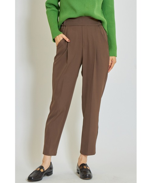 &. NOSTALGIA(アンドドットノスタルジア)の「センタープレステーパードパンツ(その他パンツ・レディース・ブラック/ベージュ/イエロー/グリーン/ラベンダー/アイボリー/パープル/ブラウン/グレー/ピンク/ホワイト・FREE)」の6枚目の写真