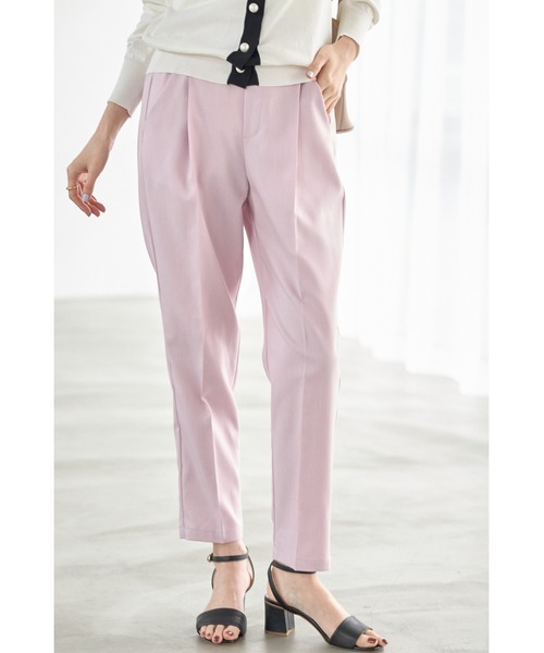 &. NOSTALGIA(アンドドットノスタルジア)の「センタープレステーパードパンツ(その他パンツ・レディース・ブラック/ベージュ/イエロー/グリーン/ラベンダー/アイボリー/パープル/ブラウン/グレー/ピンク/ホワイト・FREE)」の11枚目の写真