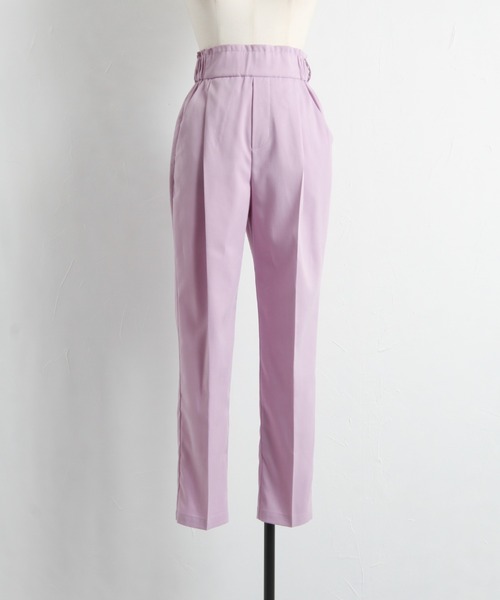 &. NOSTALGIA(アンドドットノスタルジア)の「センタープレステーパードパンツ(その他パンツ・レディース・ブラック/ベージュ/イエロー/グリーン/ラベンダー/アイボリー/パープル/ブラウン/グレー/ピンク/ホワイト・FREE)」の13枚目の写真