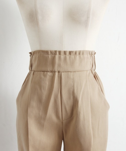 &. NOSTALGIA(アンドドットノスタルジア)の「センタープレステーパードパンツ(その他パンツ・レディース・ブラック/ベージュ/イエロー/グリーン/ラベンダー/アイボリー/パープル/ブラウン/グレー/ピンク/ホワイト・FREE)」の14枚目の写真