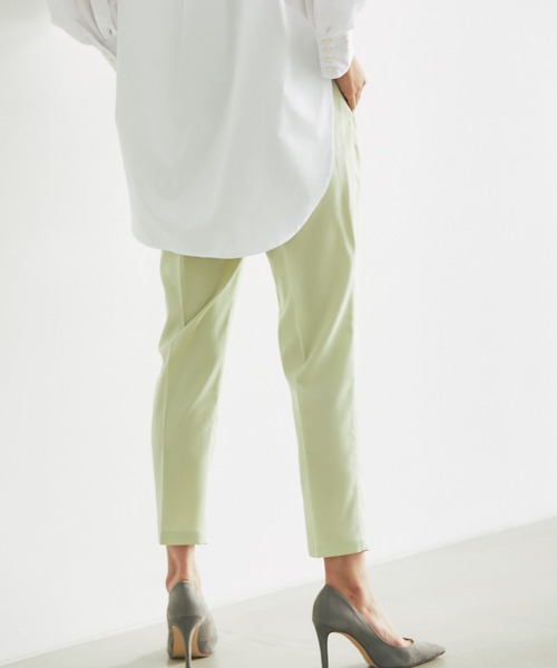 &. NOSTALGIA(アンドドットノスタルジア)の「センタープレステーパードパンツ(その他パンツ・レディース・ブラック/ベージュ/イエロー/グリーン/ラベンダー/アイボリー/パープル/ブラウン/グレー/ピンク/ホワイト・FREE)」の17枚目の写真