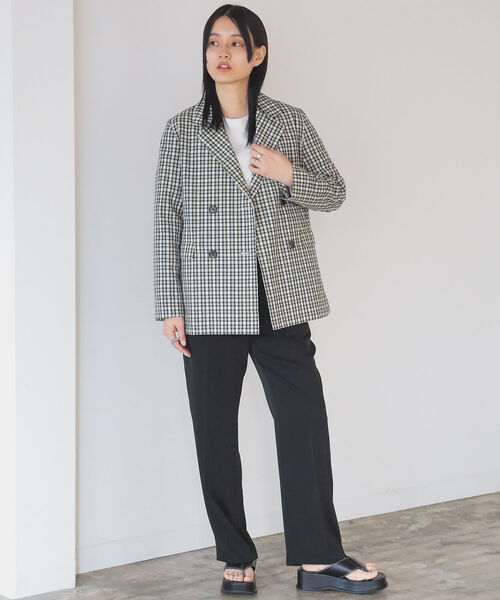 BEAMS チェック柄 テーラードジャケット Bifrost（ビフレスト） ジャケット テーラードジャケット チェック柄