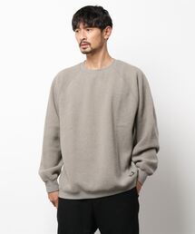 【TRAVEL COUTURE】ウールハーフリバー クルーネックP/O