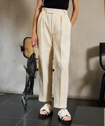 MAISON SPECIAL | モアレジャガードワイドテーパードパンツ【MAISON SPECIAL/メゾンスペシャル】(その他パンツ)