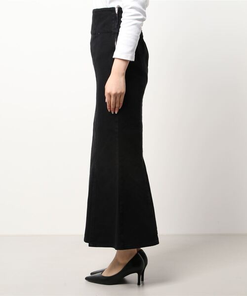 Chiaro(キアロ)の「ツイルハイウエストマーメイドスカート(スカート・レディース・ブラック/グリーン/アイボリー・FREE)」の12枚目の写真