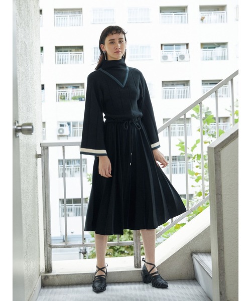 セール ブランド古着 ニットワンピース ワンピース Pameo Pose パメオポーズ のファッション通販 Zozoused