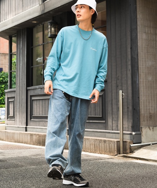 CONVERSE(コンバース)の「【CONVERSE/コンバース】バックプリントロンT ドロップショルダー/オーバーサイズ(Tシャツ/カットソー・メンズ・ブラック/ホワイト/ダークブルー/オフホワイト・MEDIUM/LARGE/X-LARGE)」の12枚目の写真