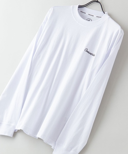 CONVERSE(コンバース)の「【CONVERSE/コンバース】バックプリントロンT ドロップショルダー/オーバーサイズ(Tシャツ/カットソー・メンズ・ブラック/ホワイト/ダークブルー/オフホワイト・MEDIUM/LARGE/X-LARGE)」の18枚目の写真